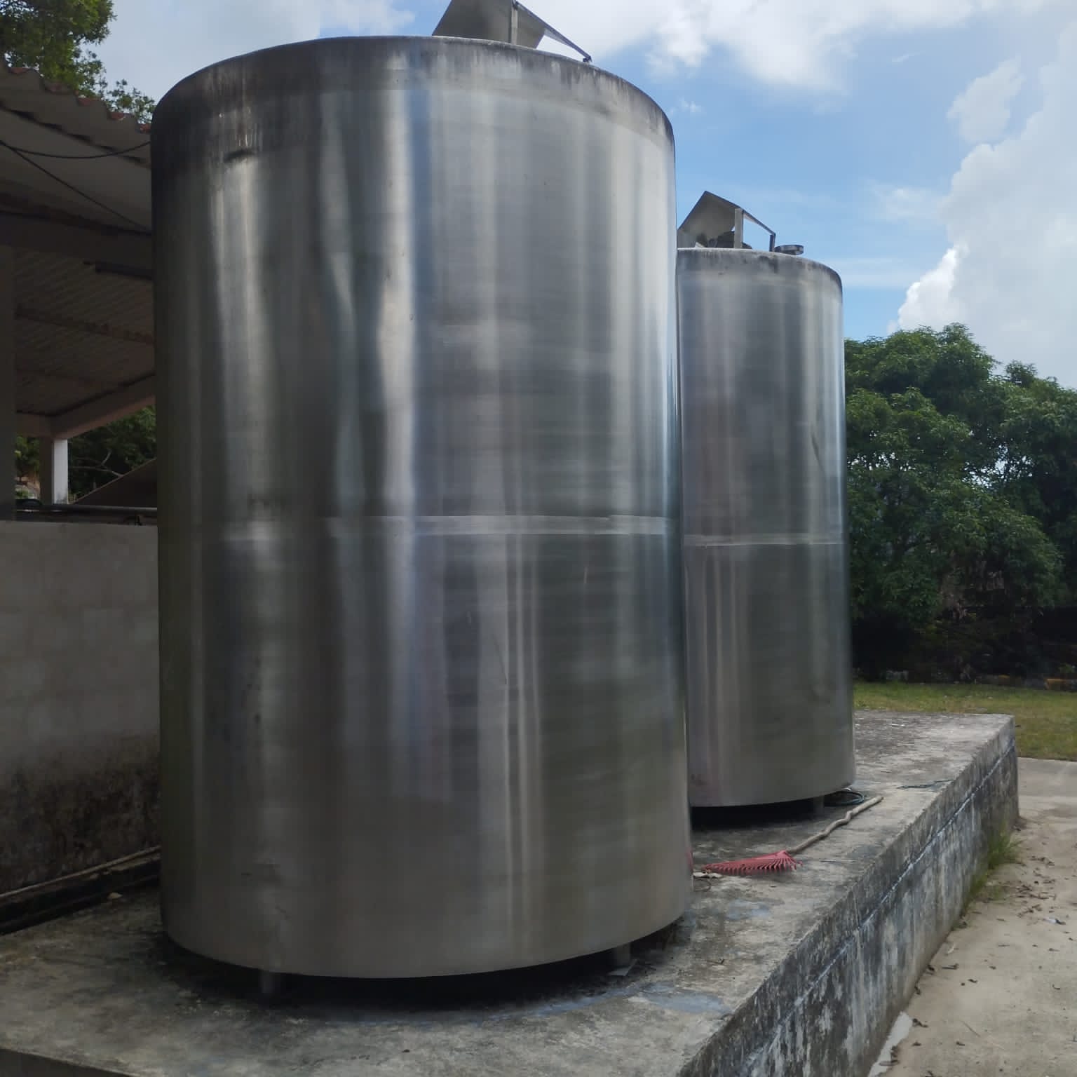 Silos para Leche con Recubrimiento